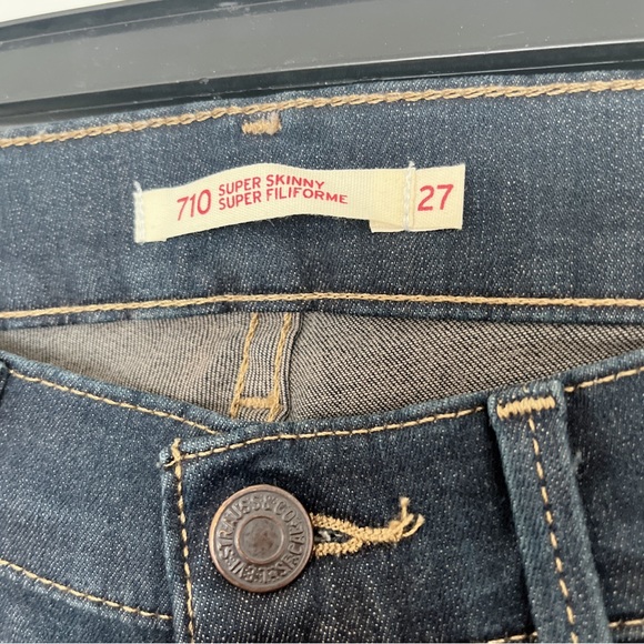 NEW Levis 710 Jeans Super Skinny Women Size 27 NWOT - Picture 2 of 6